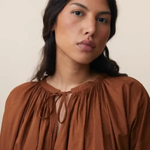 Camicia terracotta over