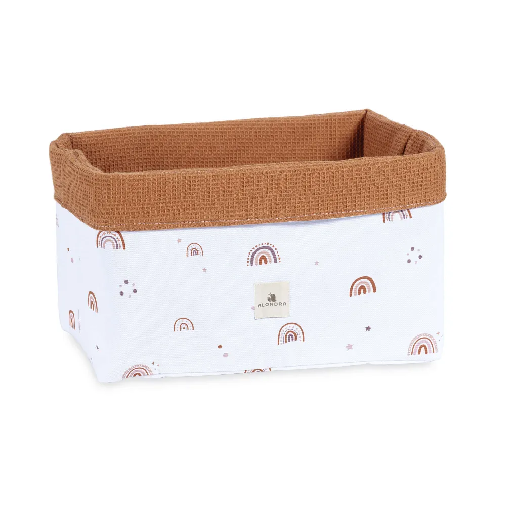Cestino portasaponi trapuntato bambini terracotta · 618-123 Ariake