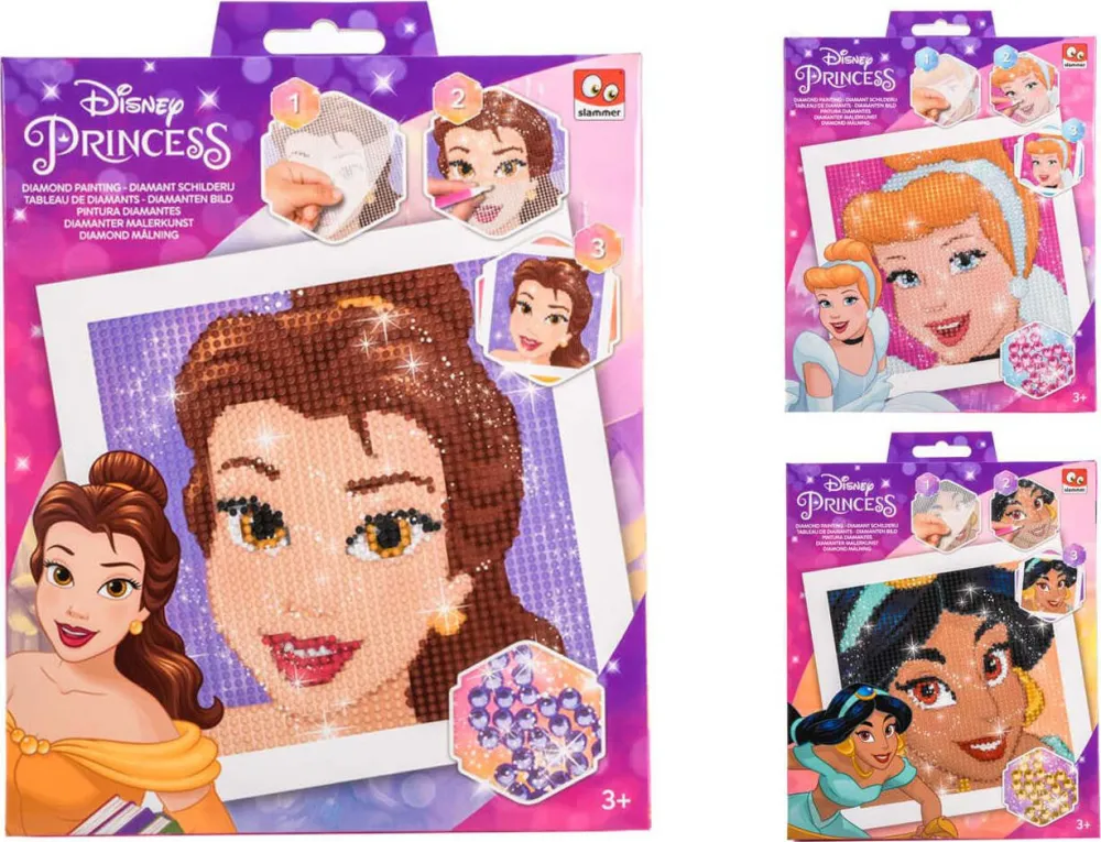 Disney Princess Diamanti Mosaico 3 assortimenti