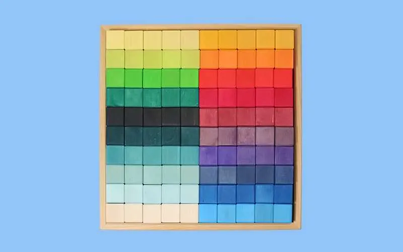 Grande kit mosaico colorato con 100 parti | GRIMM'S