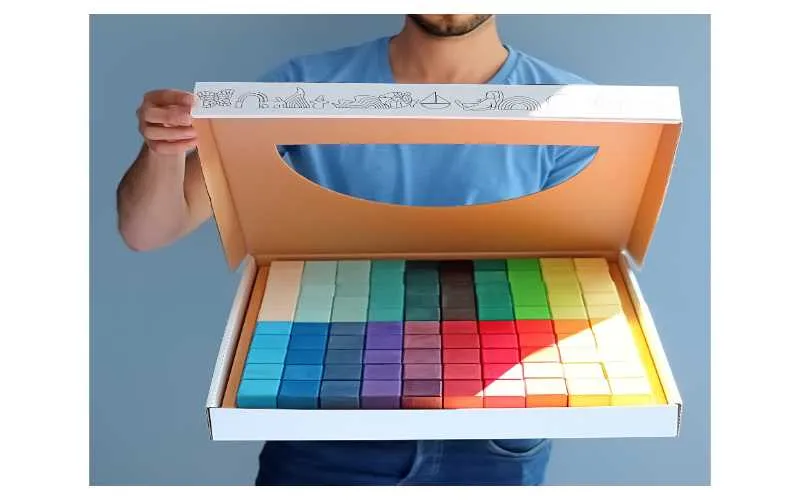 Grande kit mosaico colorato con 100 parti | GRIMM'S