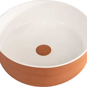 Index Red Lavabo terracotta colore Bianco Ø 42