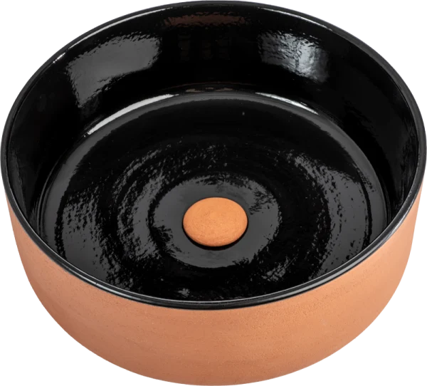 Index Red Lavabo terracotta colore Nero Ø 42