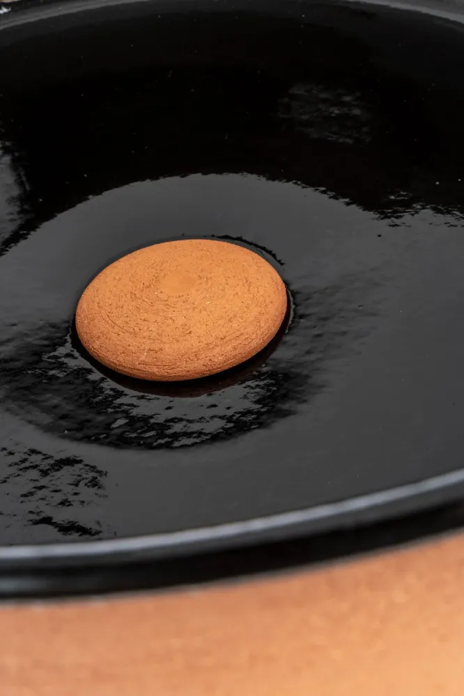 Index Red Lavabo terracotta colore Nero Ø 42
