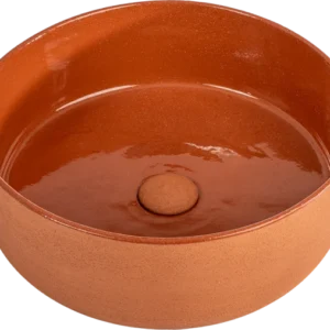Index Red Lavabo terracotta colore Rosso Ø 42