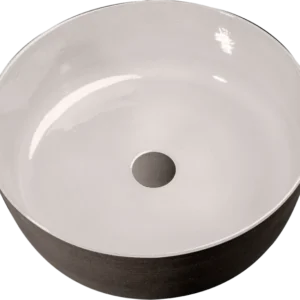Index Tinta Lavabo terracotta colore Bianco Ø 42
