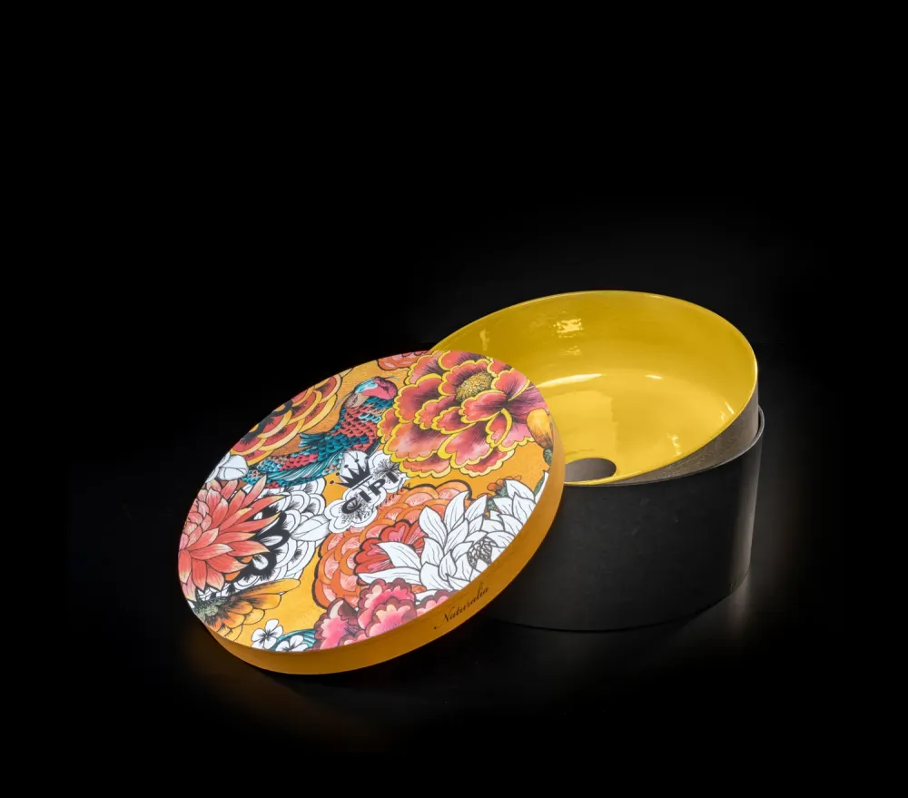 Index Tinta Lavabo terracotta colore Giallo Ø 42