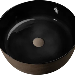 Index Tinta Lavabo terracotta colore Nero Ø 42