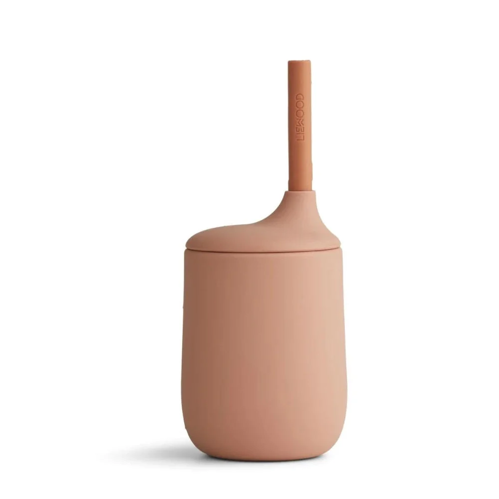Liewood Tazza con cannuccia Ellis Sippy mix rosa/terracotta