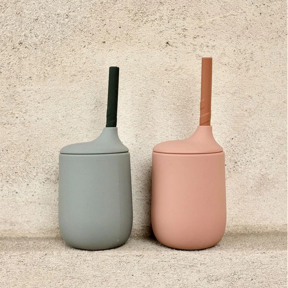 Liewood Tazza con cannuccia Ellis Sippy mix rosa/terracotta