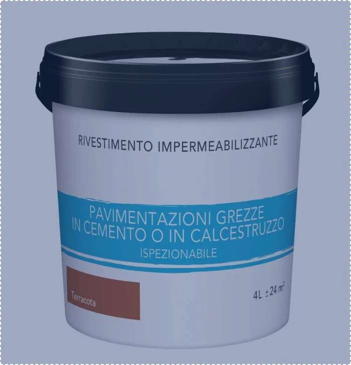 MAX MAYER RIVESTIMENTO IMPERMEABILE TERRACOTTA, PER PAVIMENTI O CALCESTRUZZO 4L