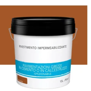 MAX MAYER RIVESTIMENTO IMPERMEABILE TERRACOTTA, PER PAVIMENTI O CALCESTRUZZO 15L