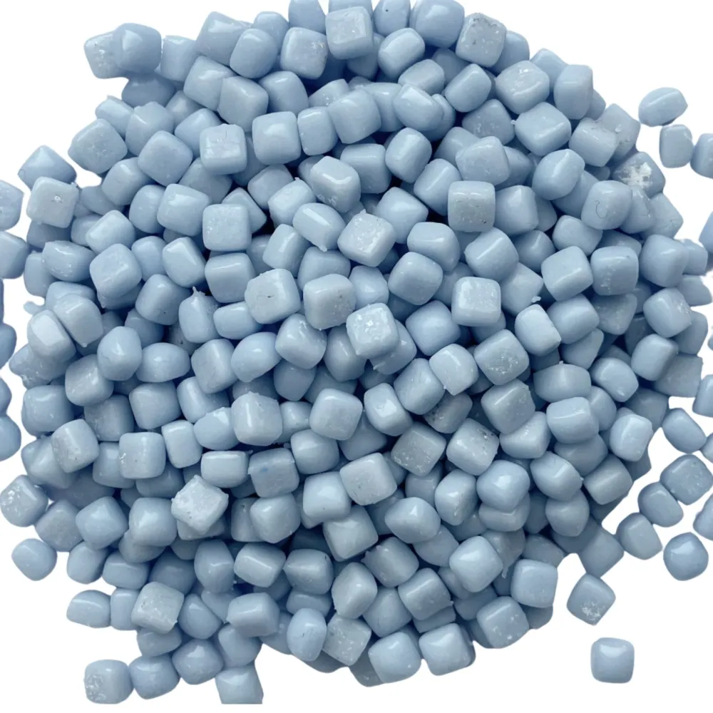 Micro Mosaico di Vetro 4,8mm Azzurro Chiaro Grigio