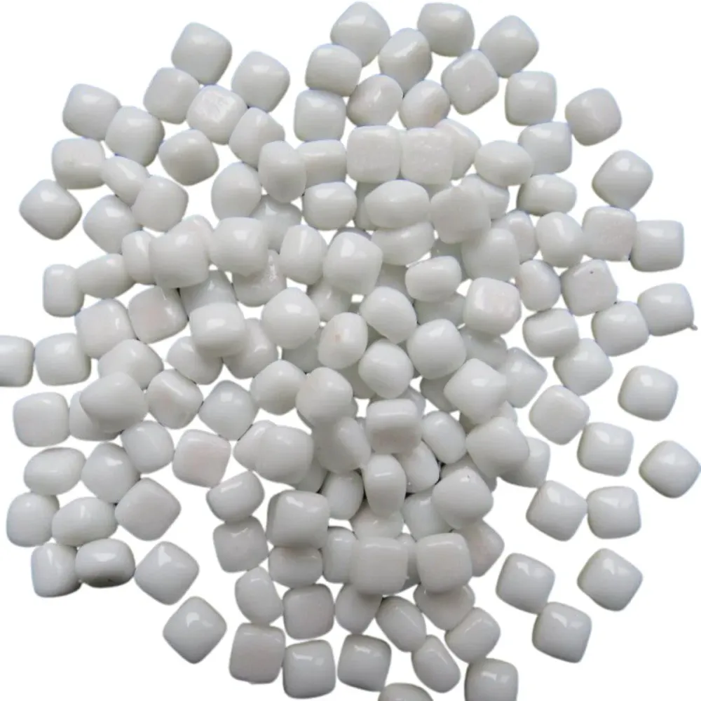 Micro Mosaico di Vetro 4,8mm Bianco
