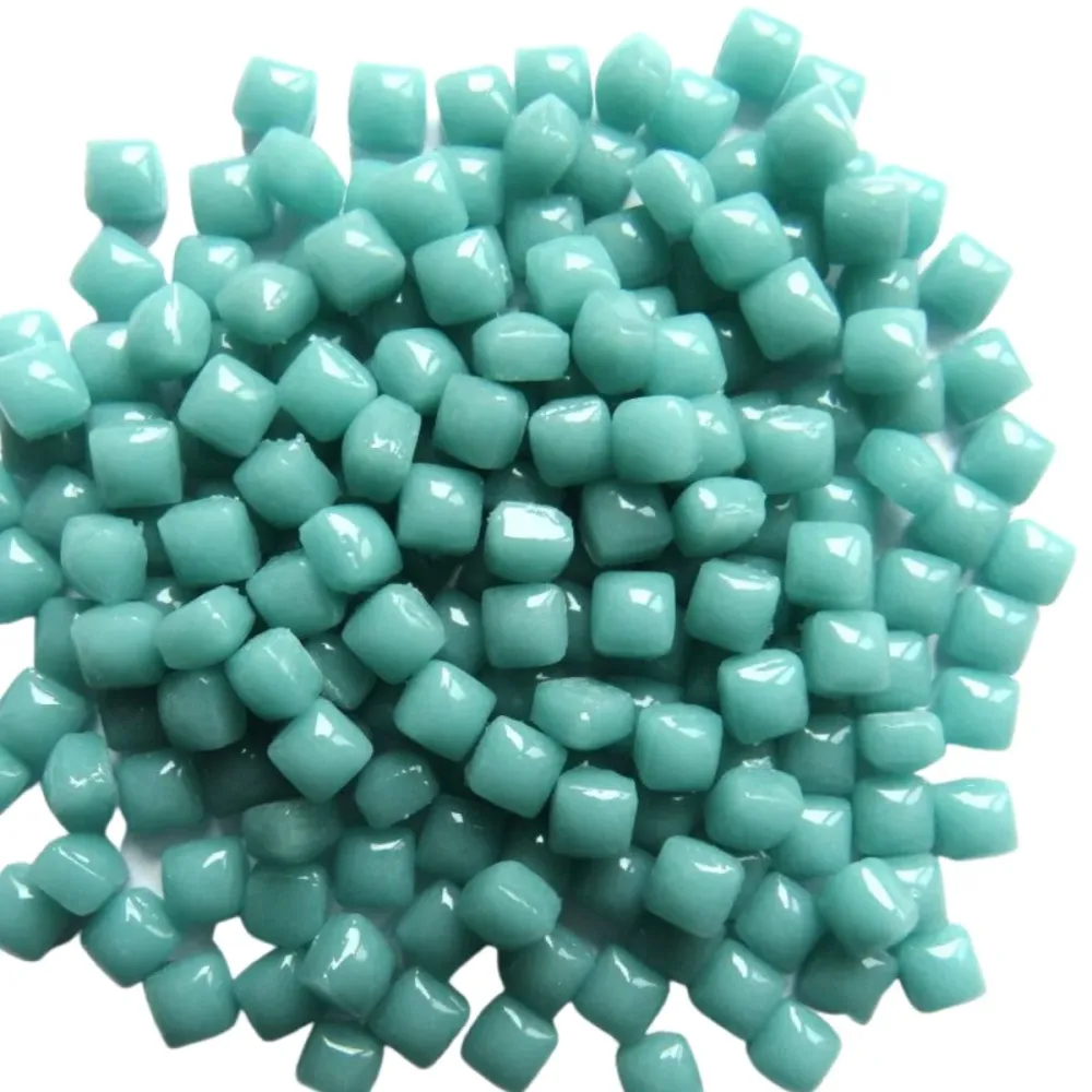 Micro Mosaico di Vetro 4,8mm Ciano