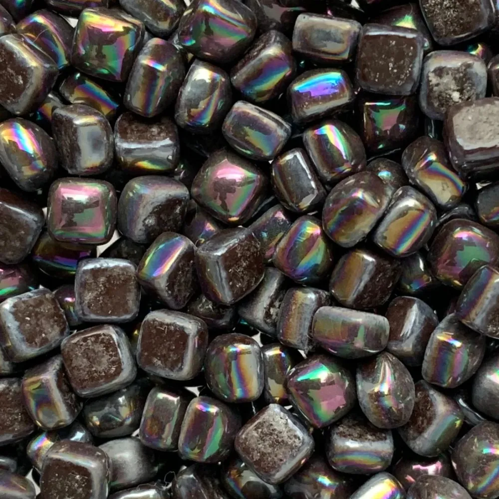 Micro Mosaico di Vetro 4,8mm Madreperla Cioccolato Scuro