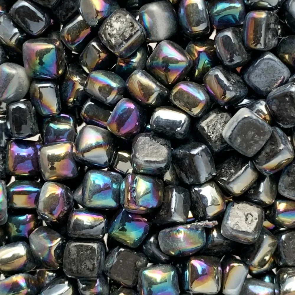 Micro Mosaico di Vetro 4,8mm Madreperla Nero