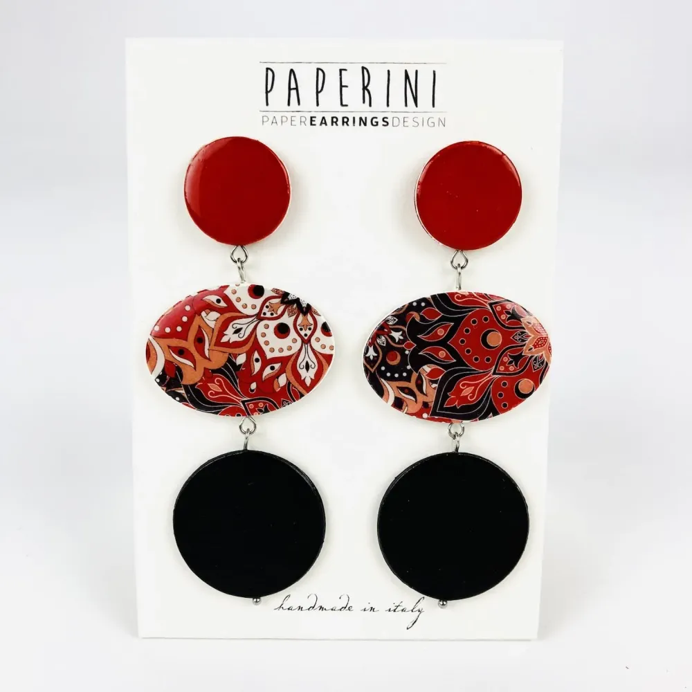 Paperini Mosaico rosso cerchi