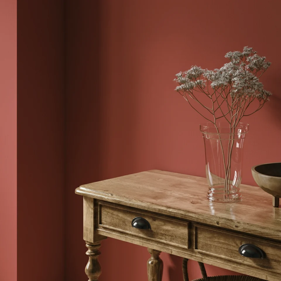 Pittura Murale Rosso Terracotta No. 460 opaca | Strong+ Classe di abrasione umido 1 (5L)