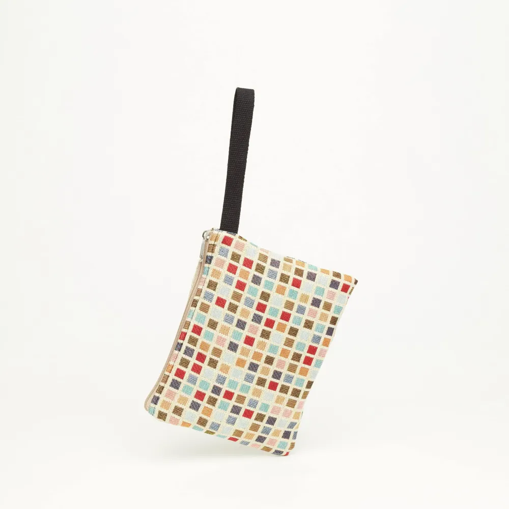 POCHETTE CON MANICO STOFFA | MOSAICO