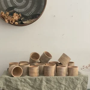 Portacandela terracotta Olle - igloo