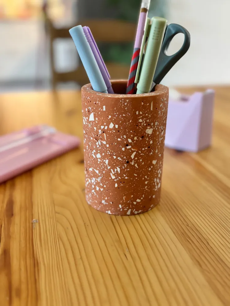 Portapenne / porta spazzolino Terracotta