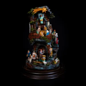Presepe piccolo terracotta con figure da 3 cm