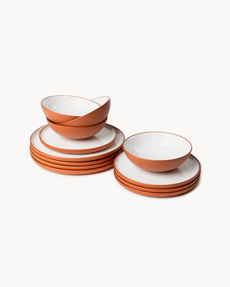 Servizio piatti terracotta Earth, 4 persone