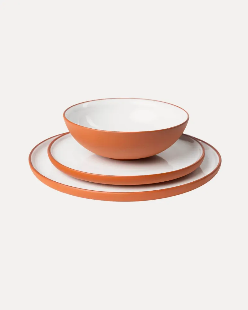 Servizio piatti terracotta Earth, 4 persone