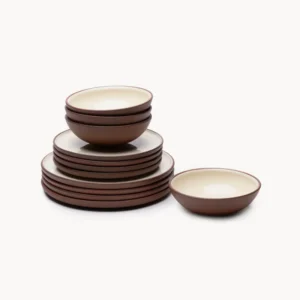 Servizio piatti terracotta Earth Raw, 4 persone
