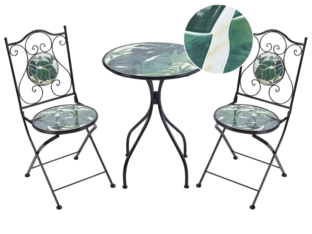 Set Angolare Set da balcone metallo nero COZZANA