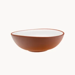 Set 2 bowl curve terracotta Earth
