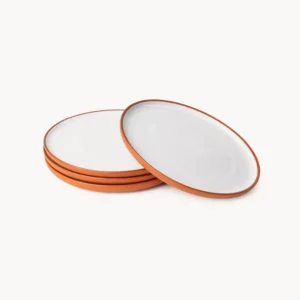 Set 4 piatti da dessert terracotta Earth