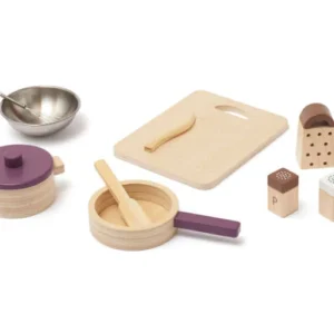 Set Utensili da Cucina Bistrot legno | Concetto di bambino