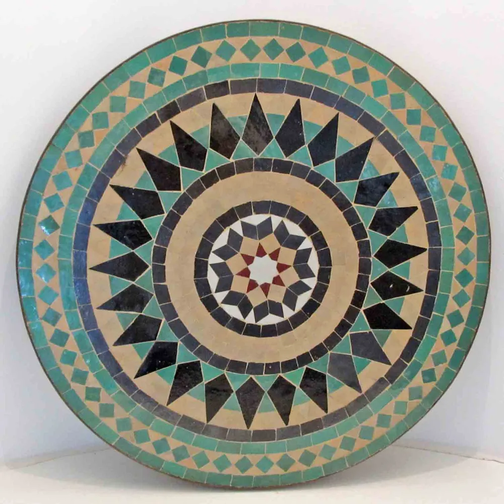 Stella da tavolo mosaico dal Marocco