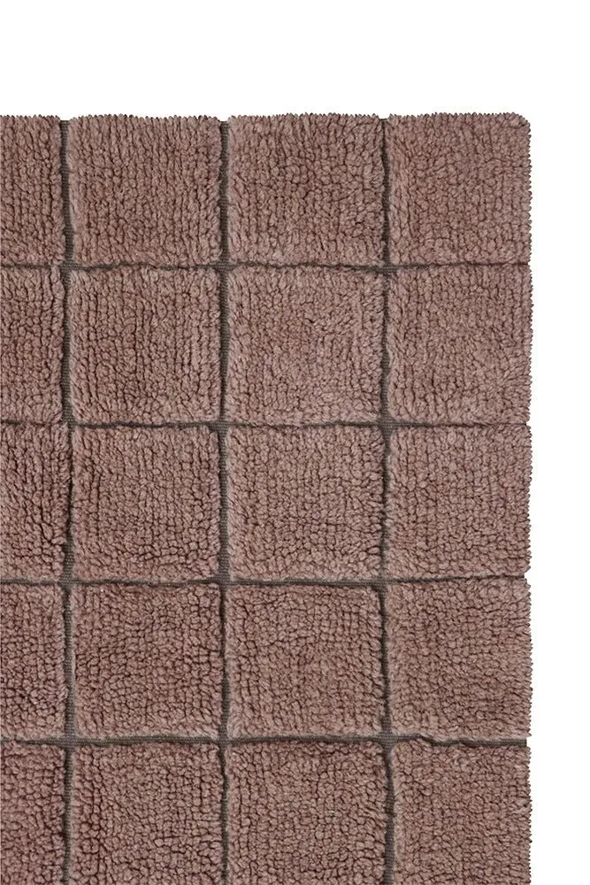 Tappeto lana mosaico quarzo 170 X 240 cm