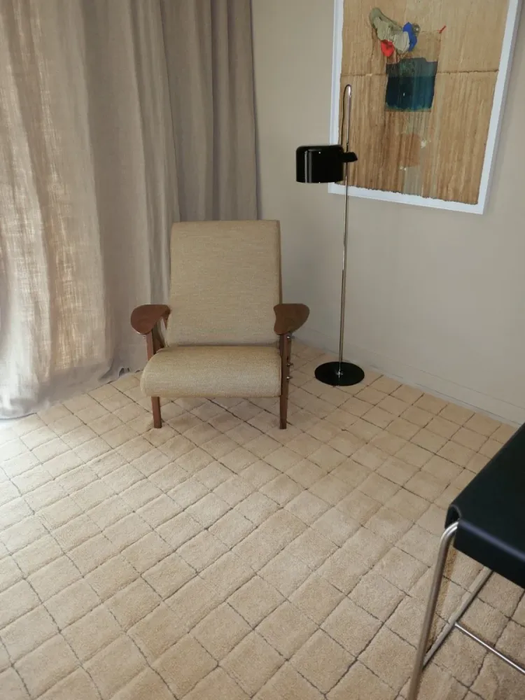 Tappeto di Passaggio Lana Mosaico Ambra 80 X 230 Cm
