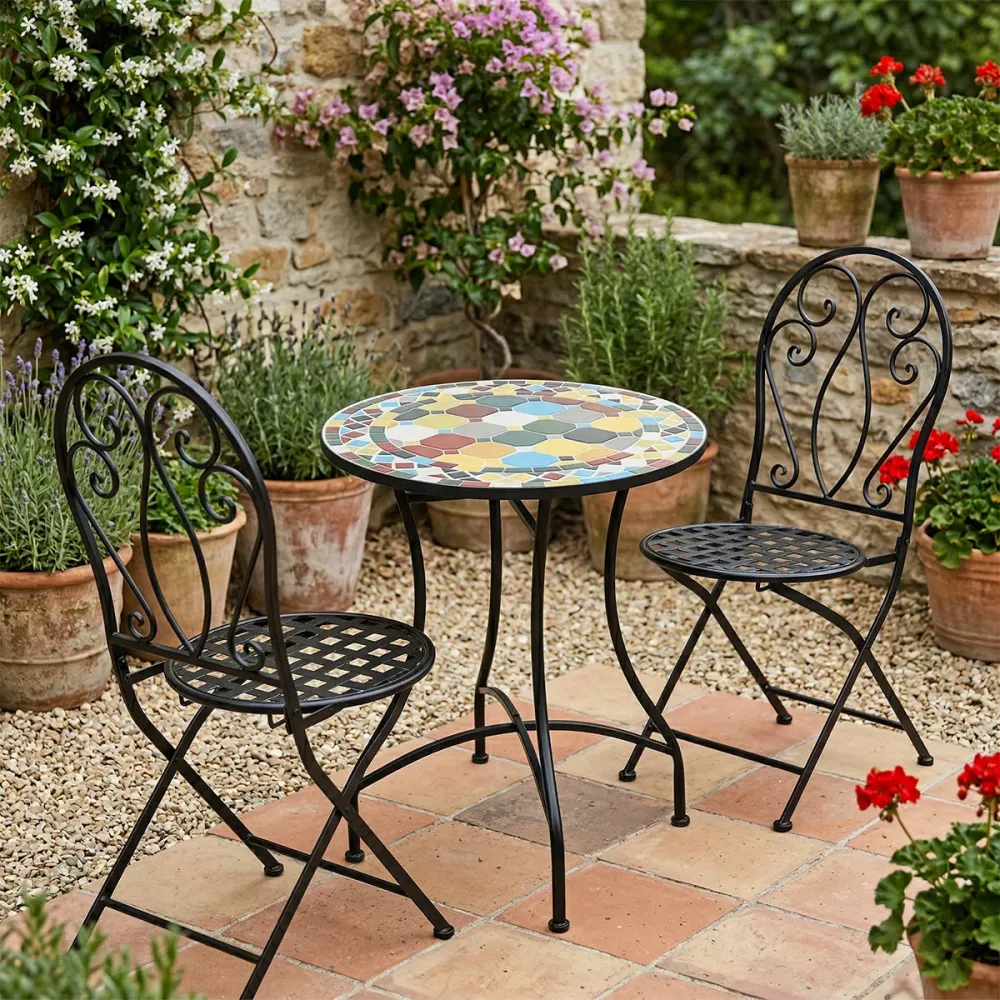 Tavolo da giardino Bistrot multicolor 60x71 cm
