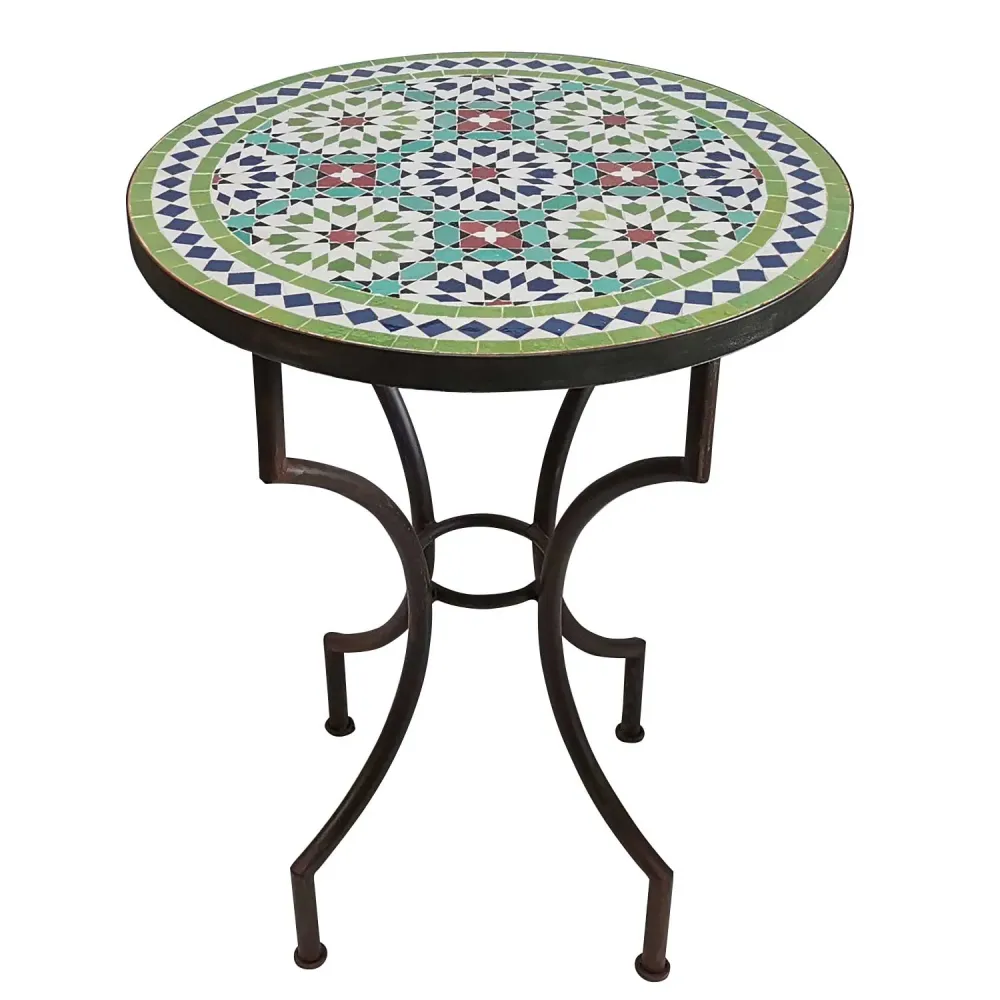 Tavolo mosaico D60 Ankabut Verde