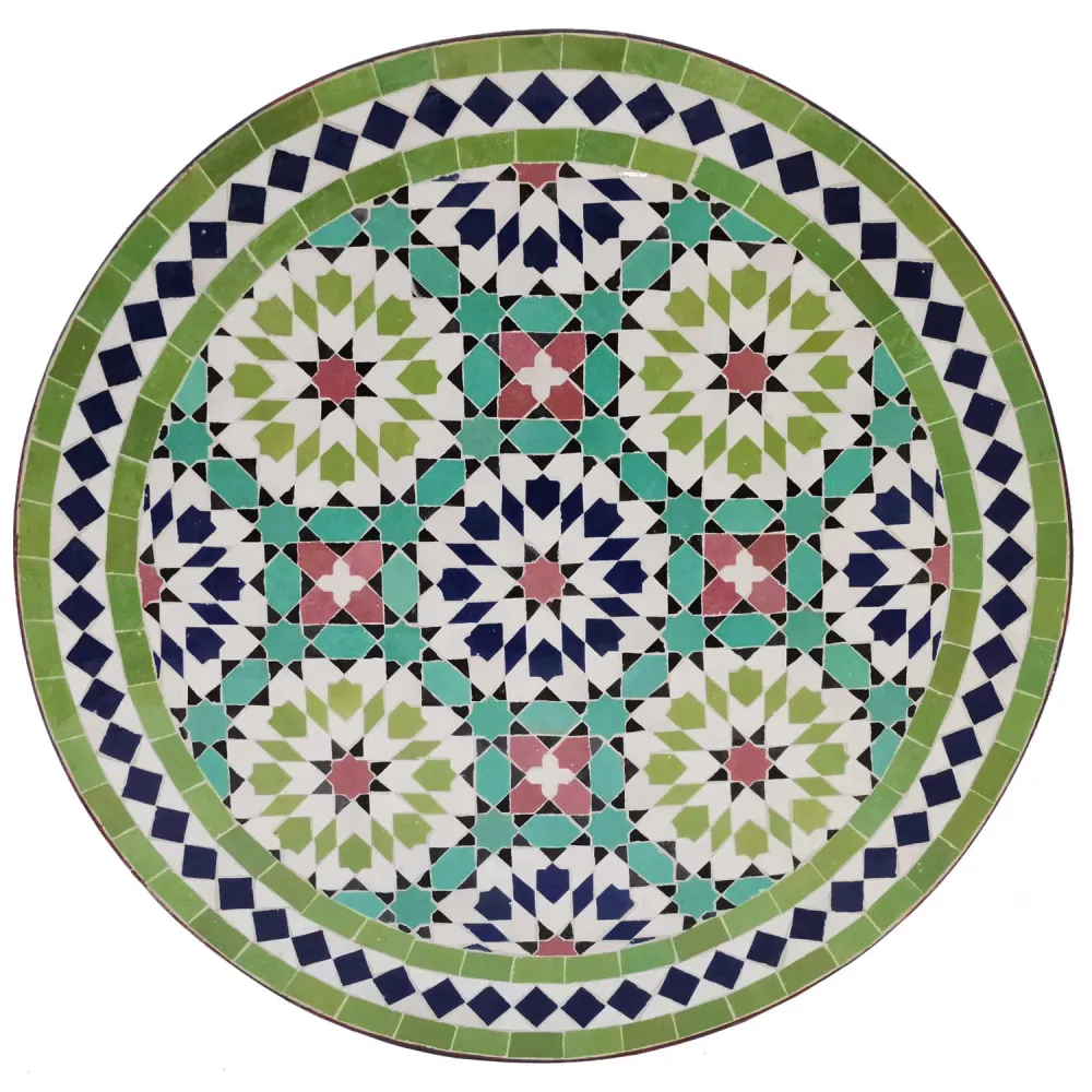 Tavolo mosaico D60 Ankabut Verde