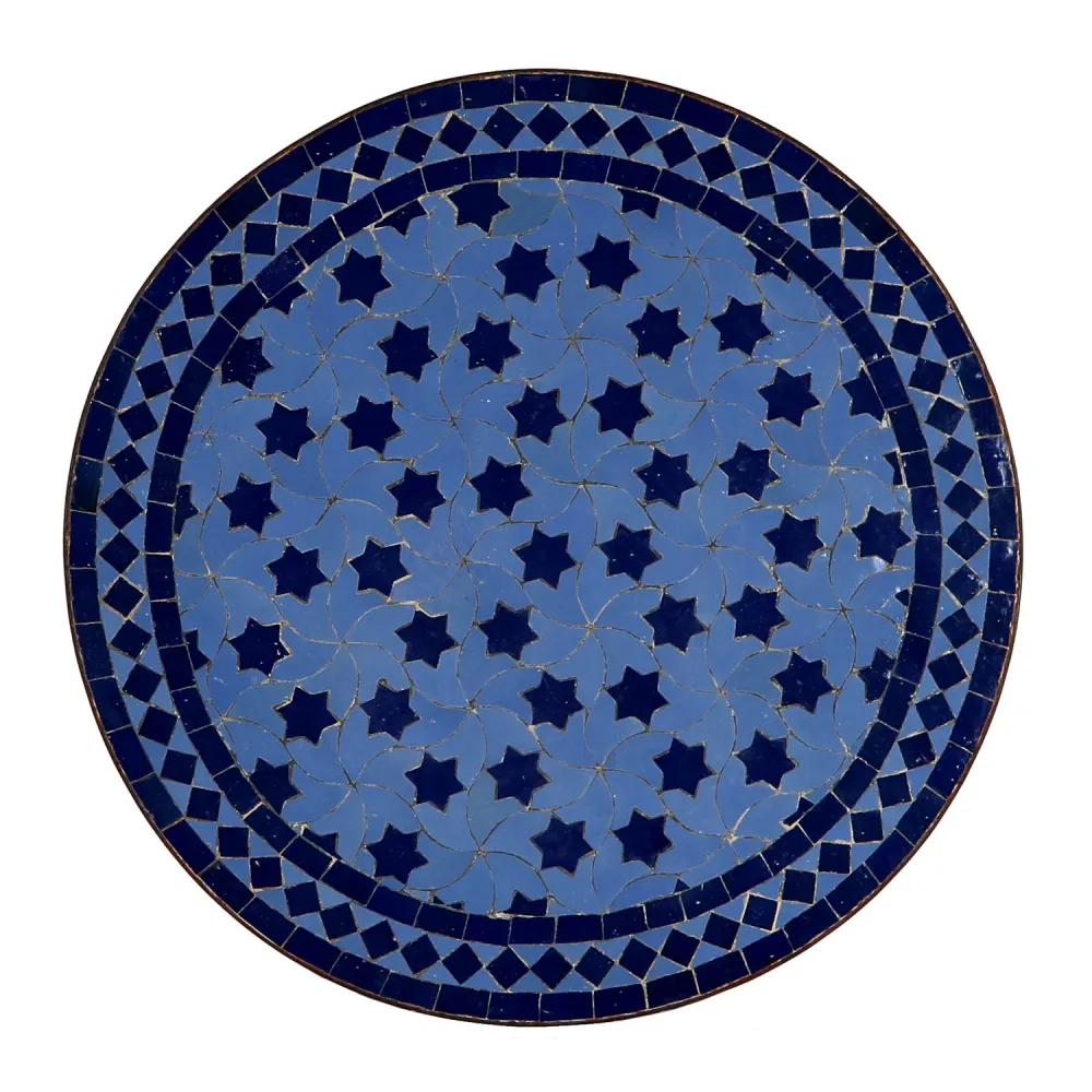 Tavolo mosaico dal Marocco - Rotondo -M60-25