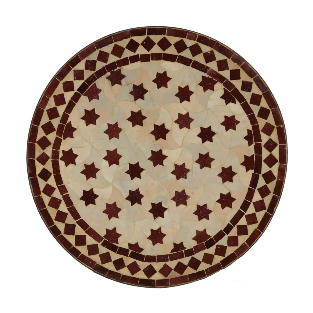 Tavolo mosaico dal Marocco - Rotondo -M60-27