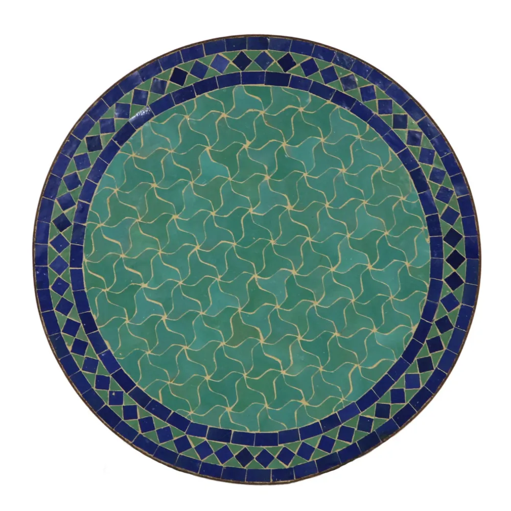 Tavolo mosaico dal Marocco - Rotondo -M60-28