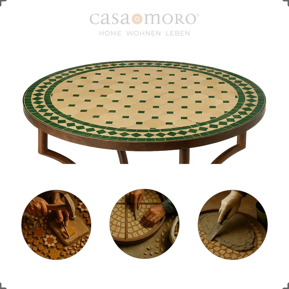 Tavolo mosaico rotondo 80 cm