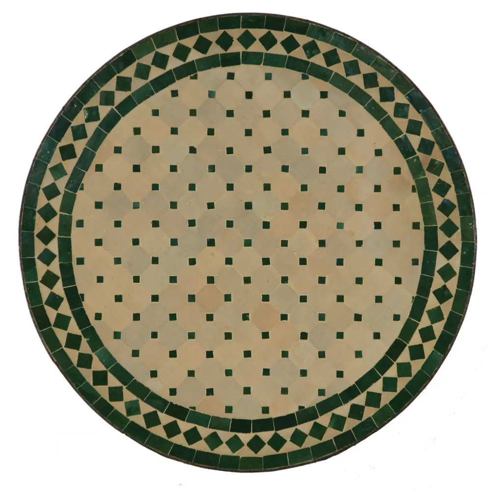 Tavolo da patio 60 cm, tavolo mosaico