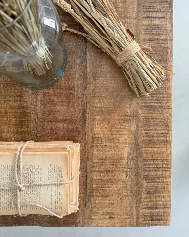 Tavolo quadrato da bistrot legno e ferro Utility 70 cm