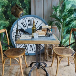 Tavolo quadrato legno massello da bistrot Marseille 70 cm