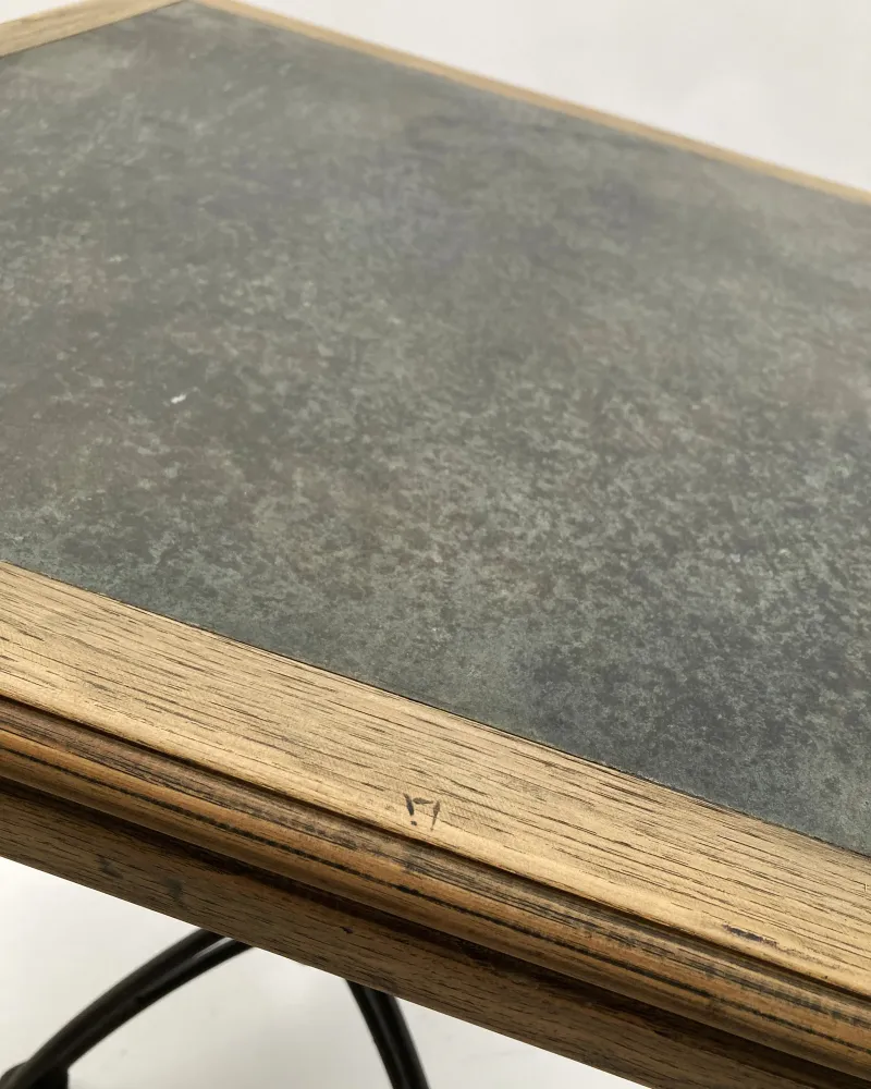 Tavolo quadrato legno massello da bistrot Marseille 70 cm