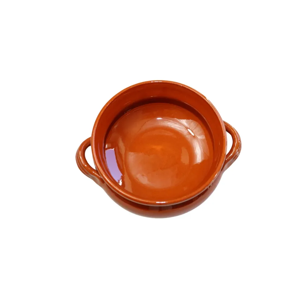 Tegamino Terracotta Artigianale mono porzione diametro 14 cm