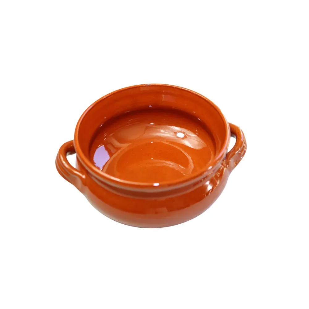 Tegamino Terracotta Artigianale mono porzione diametro 14 cm